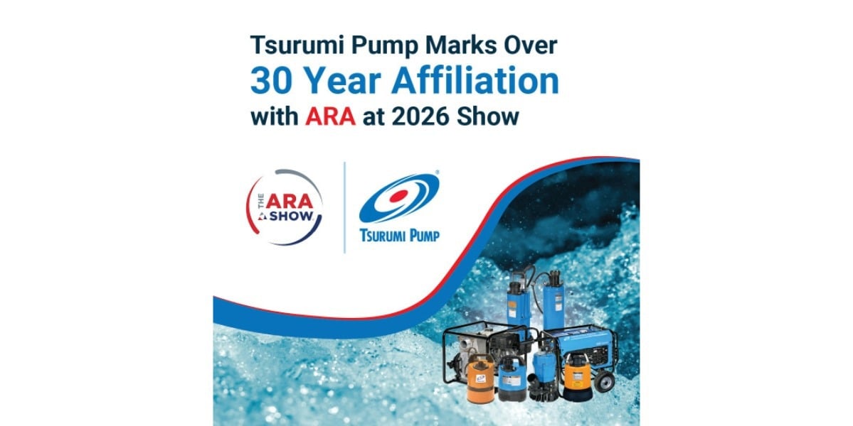Tsurumi Pump Marks Over 30 Year Affiliation with ARA at 2026 Show_hero banner-25 (1)