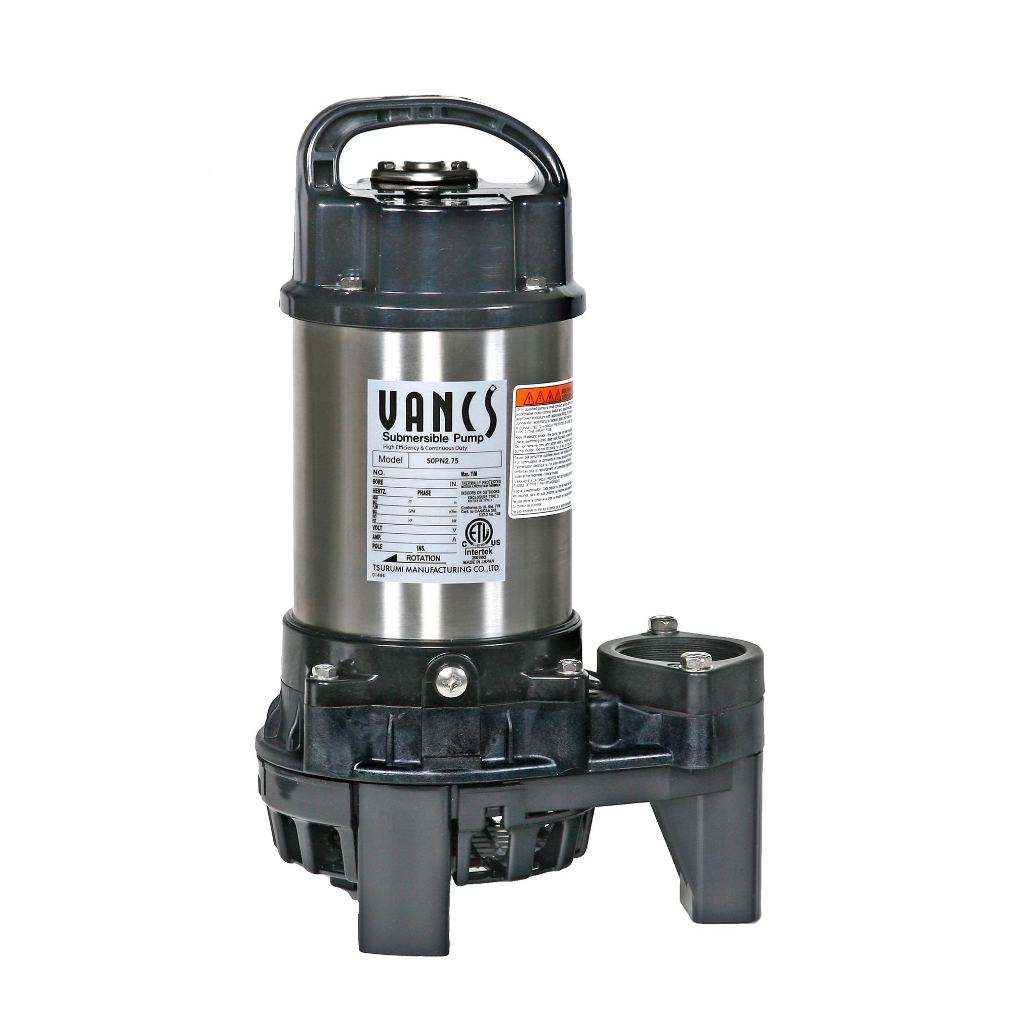 水中ポンプ 50N2.75 【公式通販】